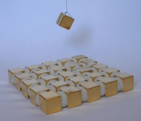 Fläche aus Magneten