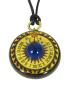 Preview: Saturn blau klein aus Fichtenholz