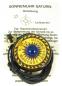 Preview: Saturn blau klein aus Fichtenholz