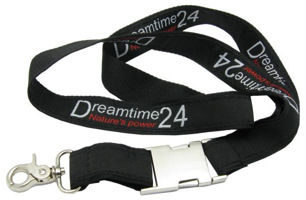 Schlüsselband Dreamtime24 schwarz